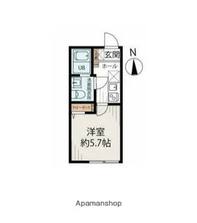 ネオステージ舟渡【1階】の間取り