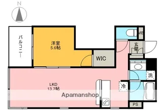 ヴィアラッティア志村【3階】の間取り