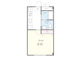 EL TERCERO高野【3階】の間取り