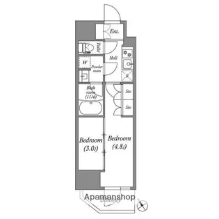 ACP RESIDENCE 西巣鴨【3階】の間取り