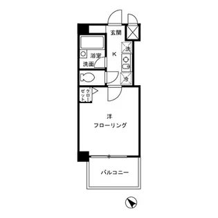 クレール中台【3階】の間取り