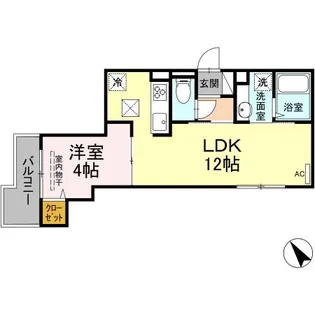 エクセリア徳丸Ⅰ【1階】の間取り