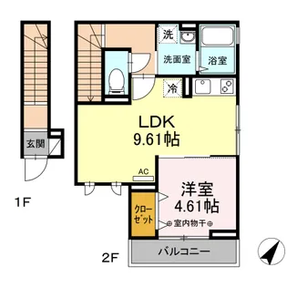 リビエラ Ⅱ【2階】の間取り