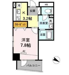 ロイヤルKJ【13階】の間取り
