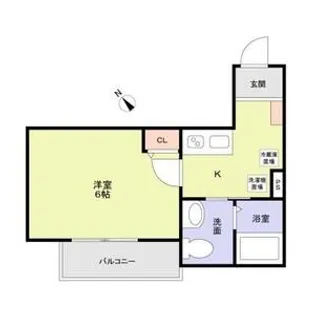 ウエストガーデン南花畑【2階】の間取り