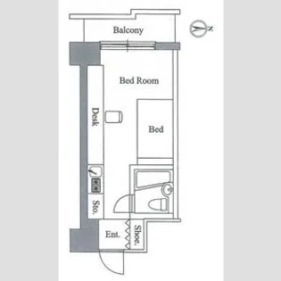 アレックス日乃本【0220号室】の間取り