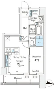 ロイヤルパークス赤羽サウス【2階】の間取り