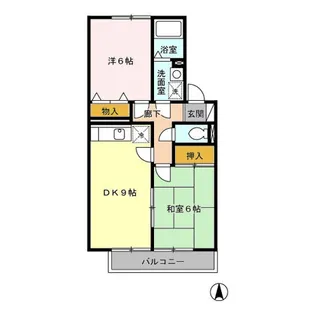 ラフィーネ【1階】の間取り