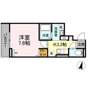 アンジュール神谷【3階】の間取り