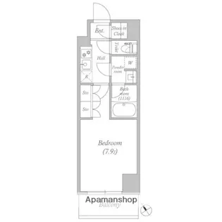ACP RESIDENCE 西巣鴨【11階】の間取り