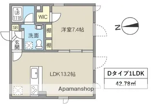 レピュア池袋本町レジデンス【5階】の間取り