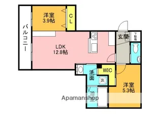 LALIQUE DEUX【2階】の間取り