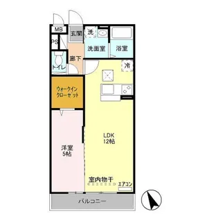 アルト・ポンテ【1階】の間取り