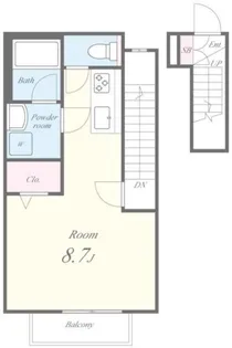A GARDEN【2階】の間取り