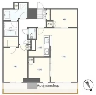 ザ・タワー十条【33階】の間取り