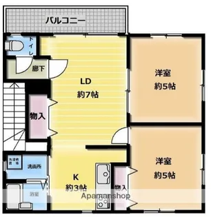 メゾントーコー【2階】の間取り