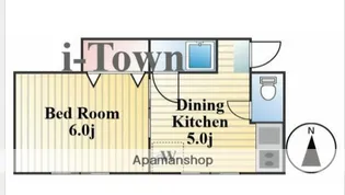 結城アパート【2階】の間取り