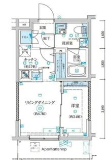 ベルシード王子神谷【1階】の間取り