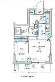 ベルシード王子神谷【2階】の間取り