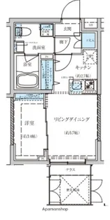 ベルシード王子神谷【1階】の間取り