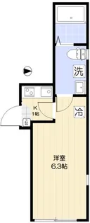 ユニヴェール西新井【1階】の間取り