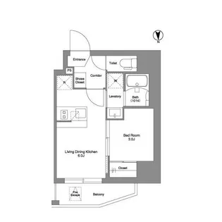 BPRレジデンス王子【11階】の間取り