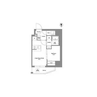 BPRレジデンス王子【5階】の間取り