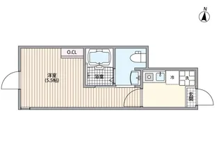 マーレ十条【1階】の間取り