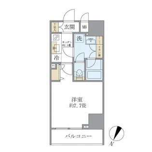 エレミ本蓮沼【3階】の間取り