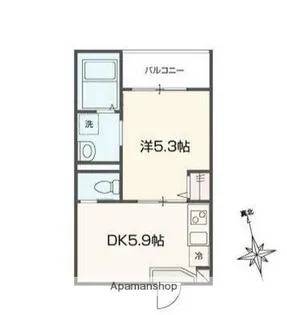 MELDIA西ヶ原【2階】の間取り