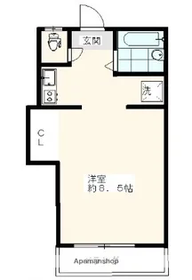 ブルックス東十条【1階】の間取り