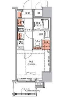 ハーモニーレジデンス池袋002【4階】の間取り