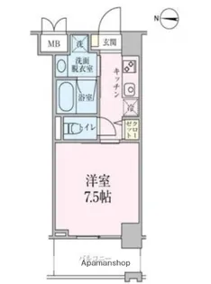 プライマル板橋本町【1階】の間取り