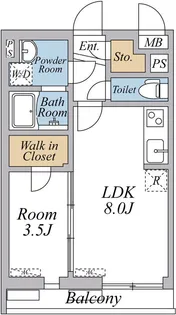 リブリ・北綾瀬【2階】の間取り