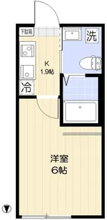 ラ・フォート梅島【2階】の間取り