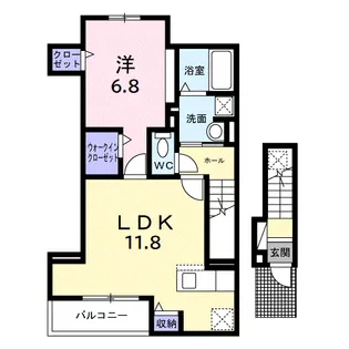 ルミエール ワイズ【2階】の間取り