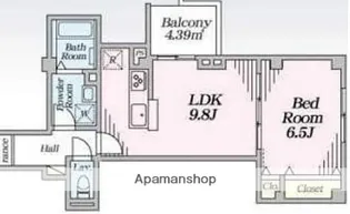 CLAVIUS ZEH【3階】の間取り