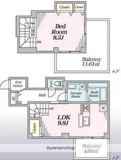 CLAVIUS ZEH【5階】の間取り