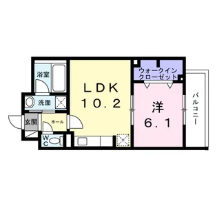 スカイノッツ北赤羽【1階】の間取り