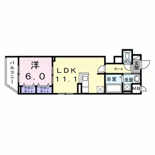 スカイノッツ北赤羽【2階】の間取り