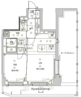 ユリカロゼ五反野Ⅲ【8階】の間取り