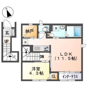 メゾン瑞祥【2階】の間取り