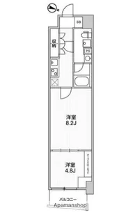 WEAVE BASE ITABASHI HONCHO【5階】の間取り