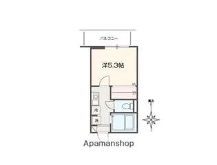 MELLAS北赤羽【3階】の間取り
