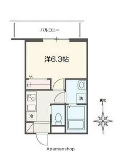 MELLAS北赤羽【1階】の間取り