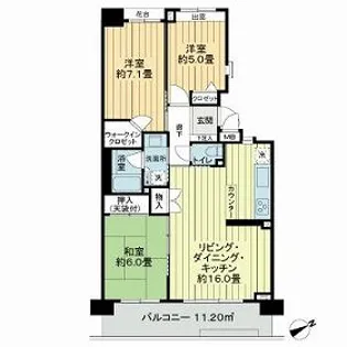 エコヴィレッジ浮間公園【2階】の間取り