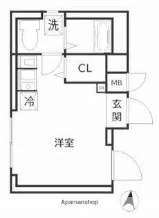 CREAL王子SOUTH【5階】の間取り