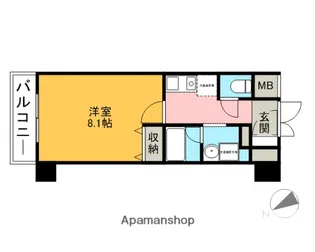 レピュア赤羽【7階】の間取り