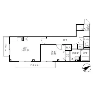 メゾン ド グランメール【2階】の間取り