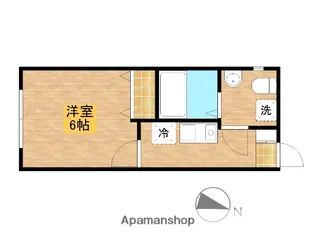 ハイグローブ東十条【1階】の間取り